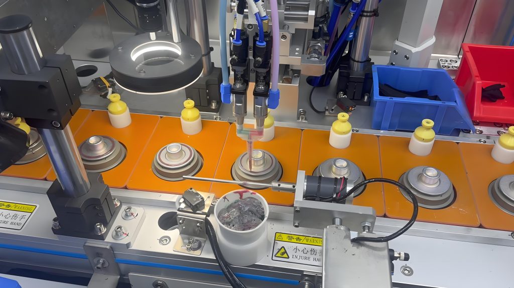 喇叭自动化-T铁自动点ab胶