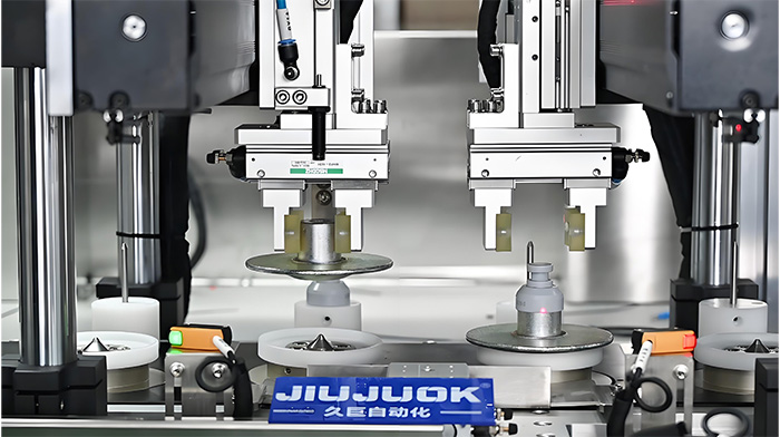 喇叭自动化生产线-机械臂精密组装喇叭核心组件