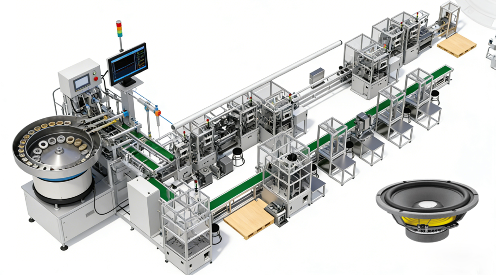 喇叭自动化生产线方案中心