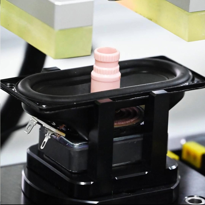 告别人工误差，久巨tv喇叭自动化装配线工艺特写！